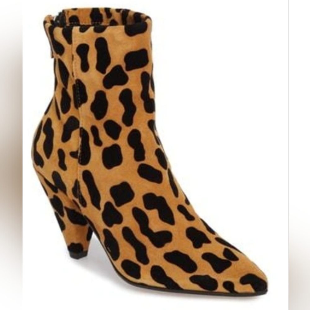 Leopard Bootie, Sz 40